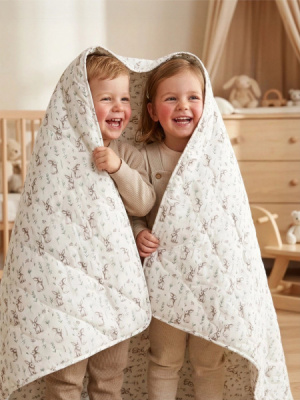 Одеяло стеганое Oltex BABY Бамбук Зайчики