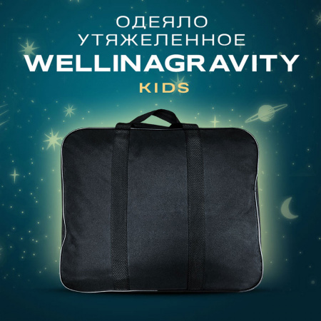 Купить Утяжеленное сенсорное одеяло WELLINAGRAVITY 110х140 мятное 2кг WGS-11 по цене  руб.