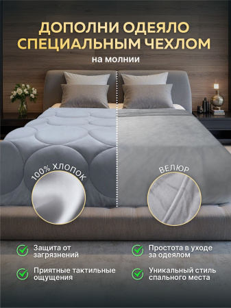 Купить Утяжеленное сенсорное одеяло WELLINAGRAVITY 200х220 мятный 9кг WGS-22 по цене  руб.